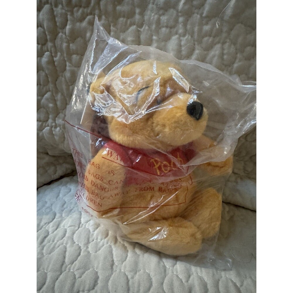 Disney Store Winnie the Pooh Jumping Talking Plush – New Sealed in Original Bag